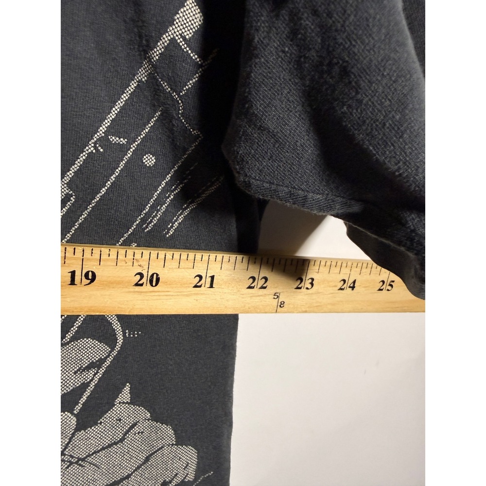 Vintage 1992 Marvel Punisher T Shirt Anvil Single Stitch Distressed XL Black - Picture 8 of 9